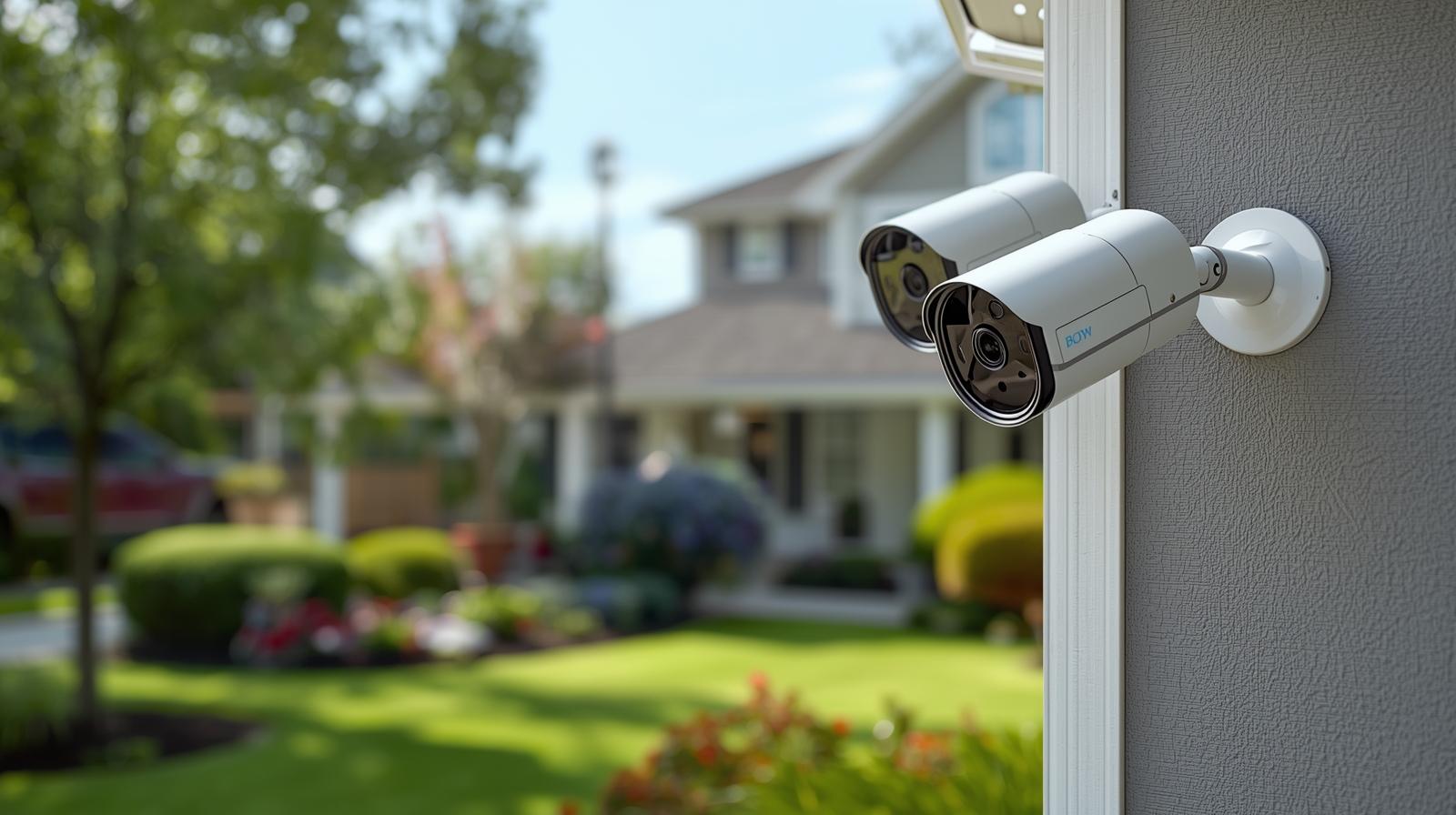 מצלמות אבטחה לחצר